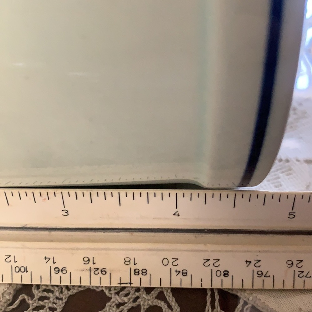 HOLLAND DELFT BLUE LARGE COFFEE CUP MUG WINDMILL SOUVENIR  “KLM” VINTAGE VTG - Picture 8 of 13